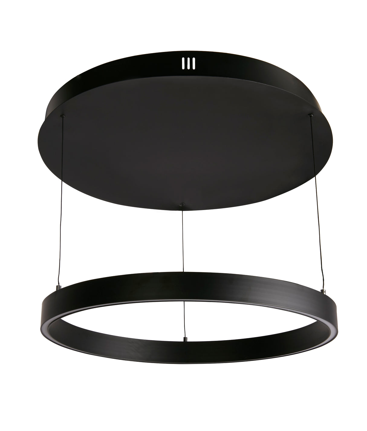 Searchlight Electric Layla Gesture Control Pendant - Black Metal & Opal Acrylic 30411BK