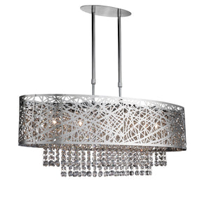 Mica 5Lt Semi -Flush - Chrome Metal