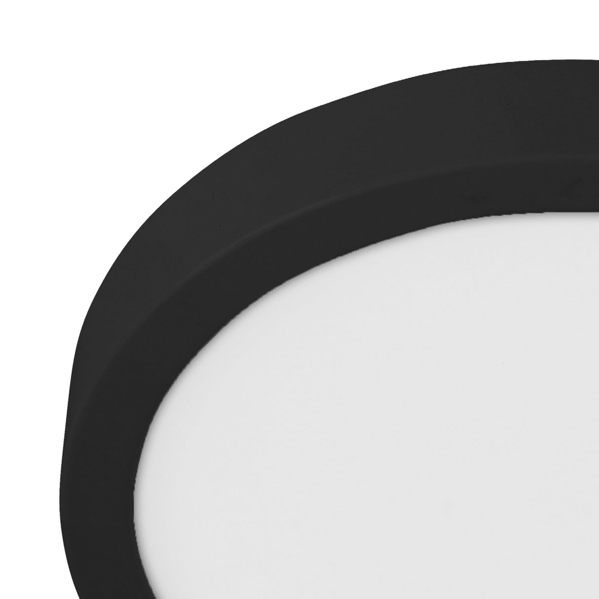 Eglo EU FUEVA?5 Bathroom LED Ceiling Light – Black Steel, Round, Neutral White, Indoor Lighting