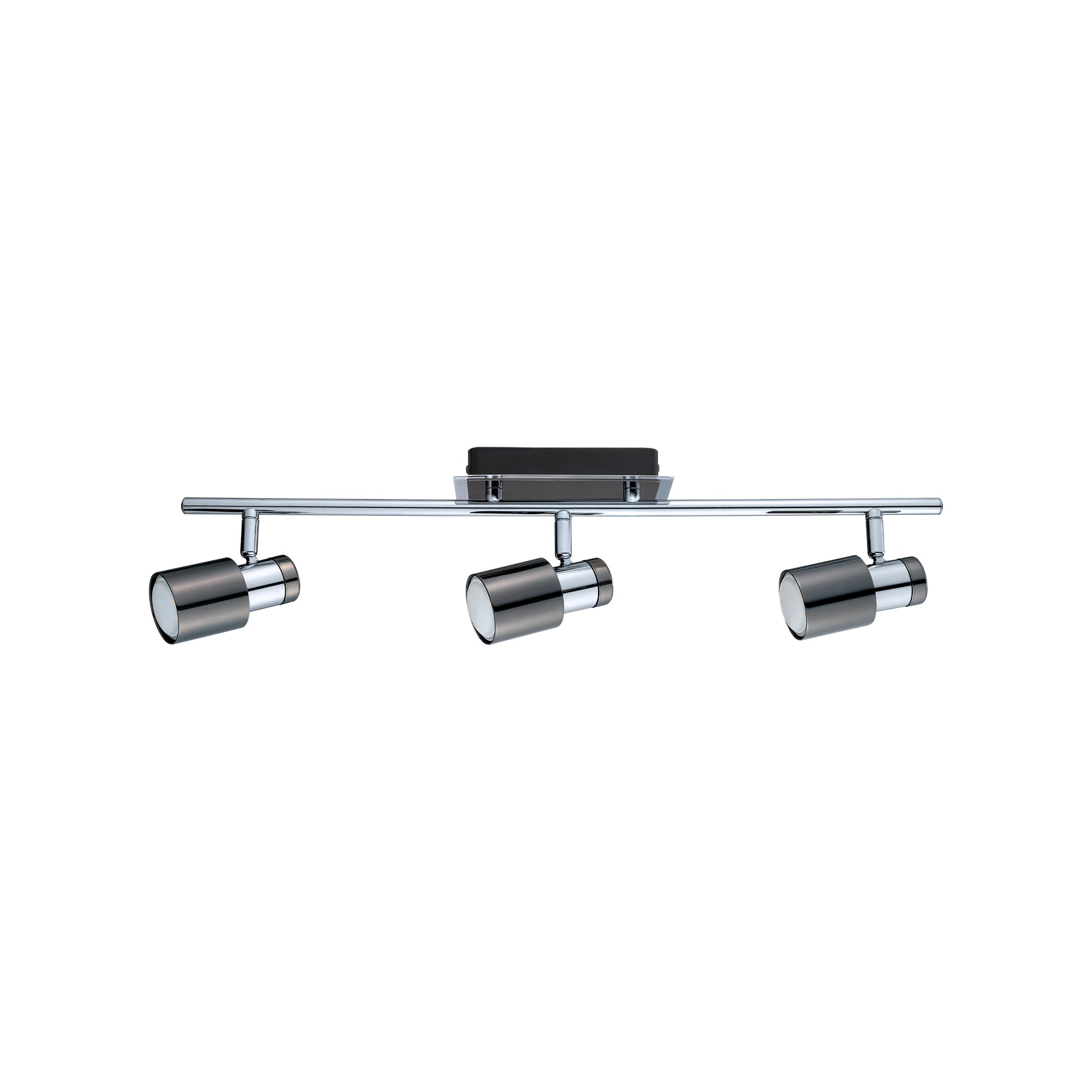 Eglo EU Davida 1 Steel Nickel Nero LED 3-Light Ceiling Spotlight product image - Endon Lighting from First Light Direct with great prices and fast UK delivery