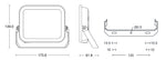 JCC Lighting JC091013 Niteflood™ LED Floodlight 30W IP65 4000K White