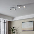 Eglo EU Bimeda LED White/Chrome Steel 4-Light Spotlight