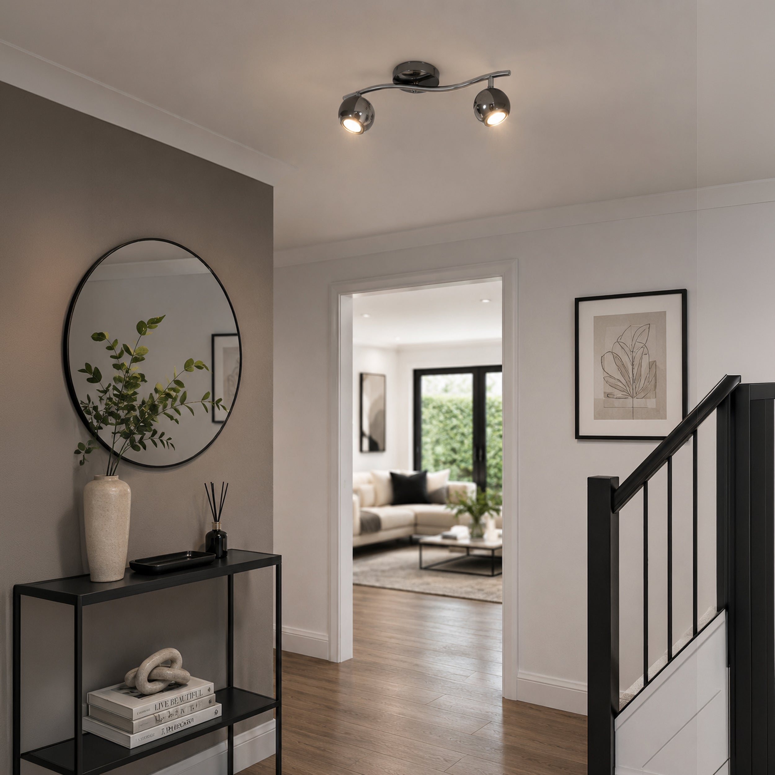Eglo EU Dolwen White Steel Contemporary Single Pendant