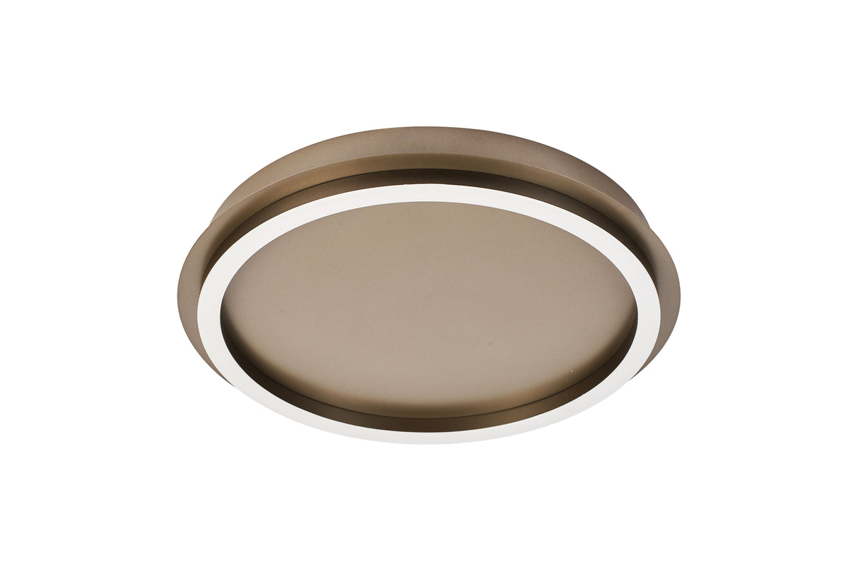 Searchlight Electric Stellar LED ceiling lamp - Latte Metal with Acrylic 31283-36LT