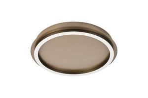 Searchlight Electric Stellar LED ceiling lamp - Latte Metal with Acrylic 31283-36LT