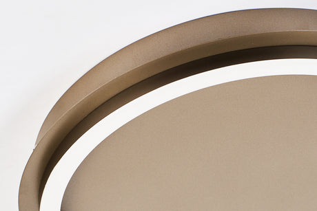 Searchlight Electric Stellar LED ceiling lamp - Latte Metal with Acrylic 31283-36LT