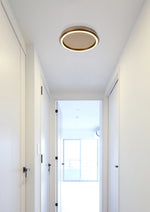 Searchlight Electric Stellar LED ceiling lamp - Latte Metal with Acrylic 31283-36LT