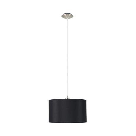 Eglo EU Maserlo Black & Gold Metal And Fabric Single Pendant