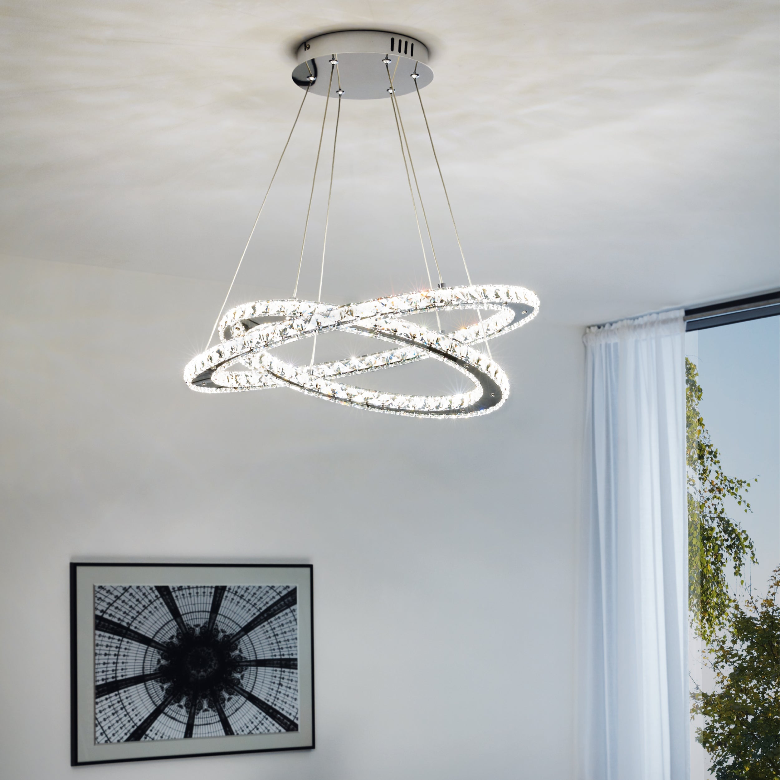 Eglo EU Faedo 3 Black Aluminium Outdoor LED Spotlight, 20W product image - Endon Lighting from First Light Direct with great prices and fast UK delivery