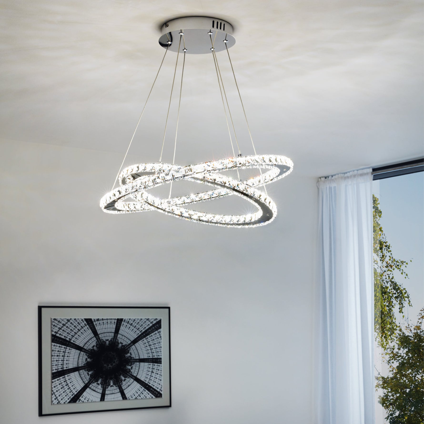 Eglo EU Faedo 3 Black Aluminium Outdoor LED Spotlight, 20W product image - Endon Lighting from First Light Direct with great prices and fast UK delivery