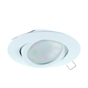 Eglo EU Tedo White LED Round Recessed Light, 8cm, 3000K