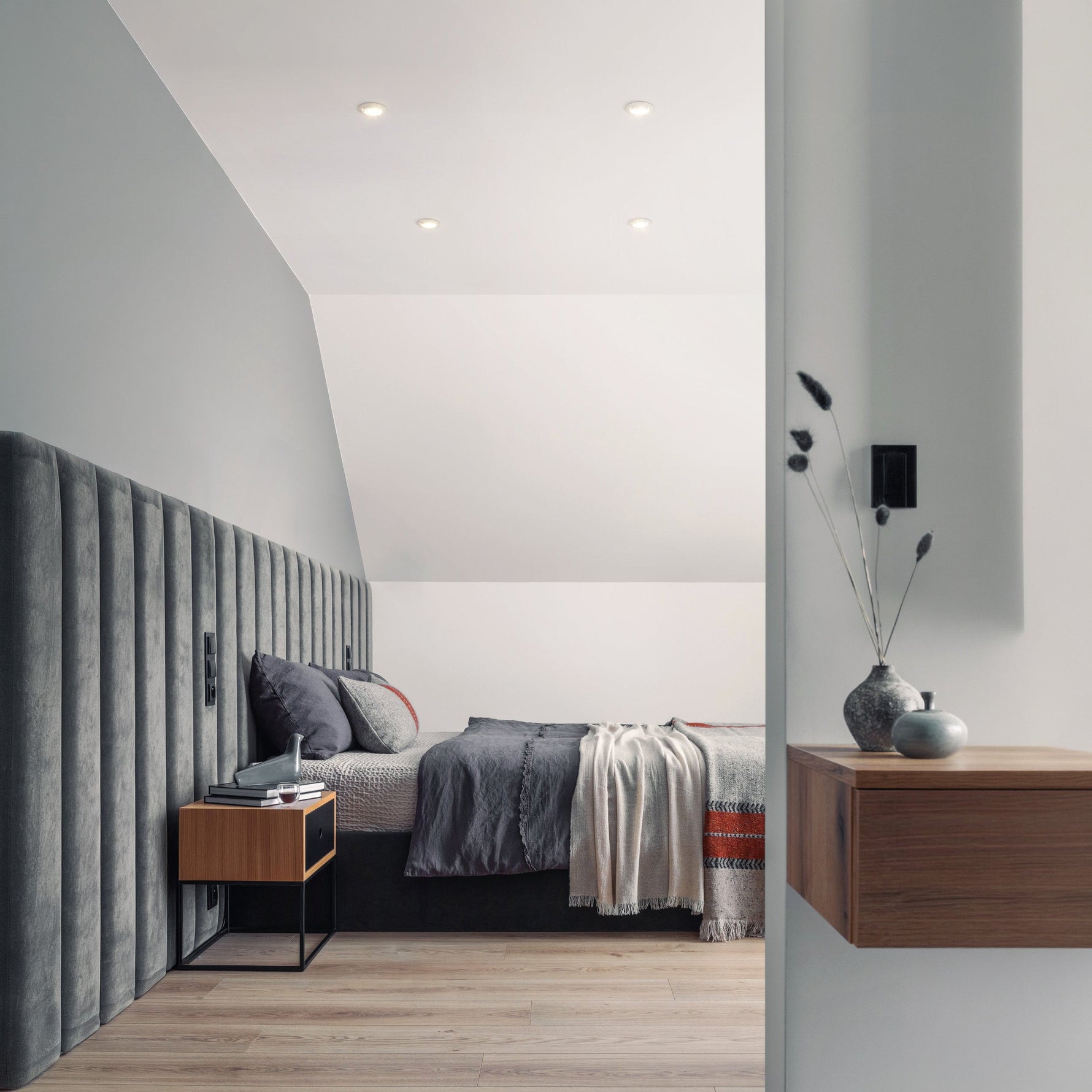 Eglo EU Tedo Satin Nickel LED Round Set of 3 Recessed Light, 8cm, 3000K product image - Endon Lighting from First Light Direct with great prices and fast UK delivery
