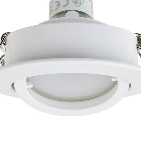 Eglo EU Tedo White LED Round Set of 3 Recessed Light, 8cm, 3000K