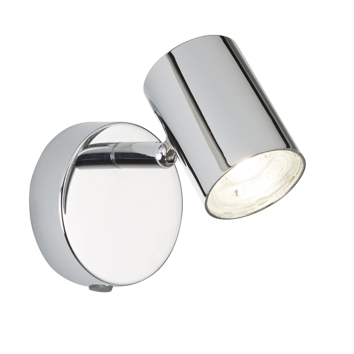 Rollo Spotlight Wall Light - Chrome Metal