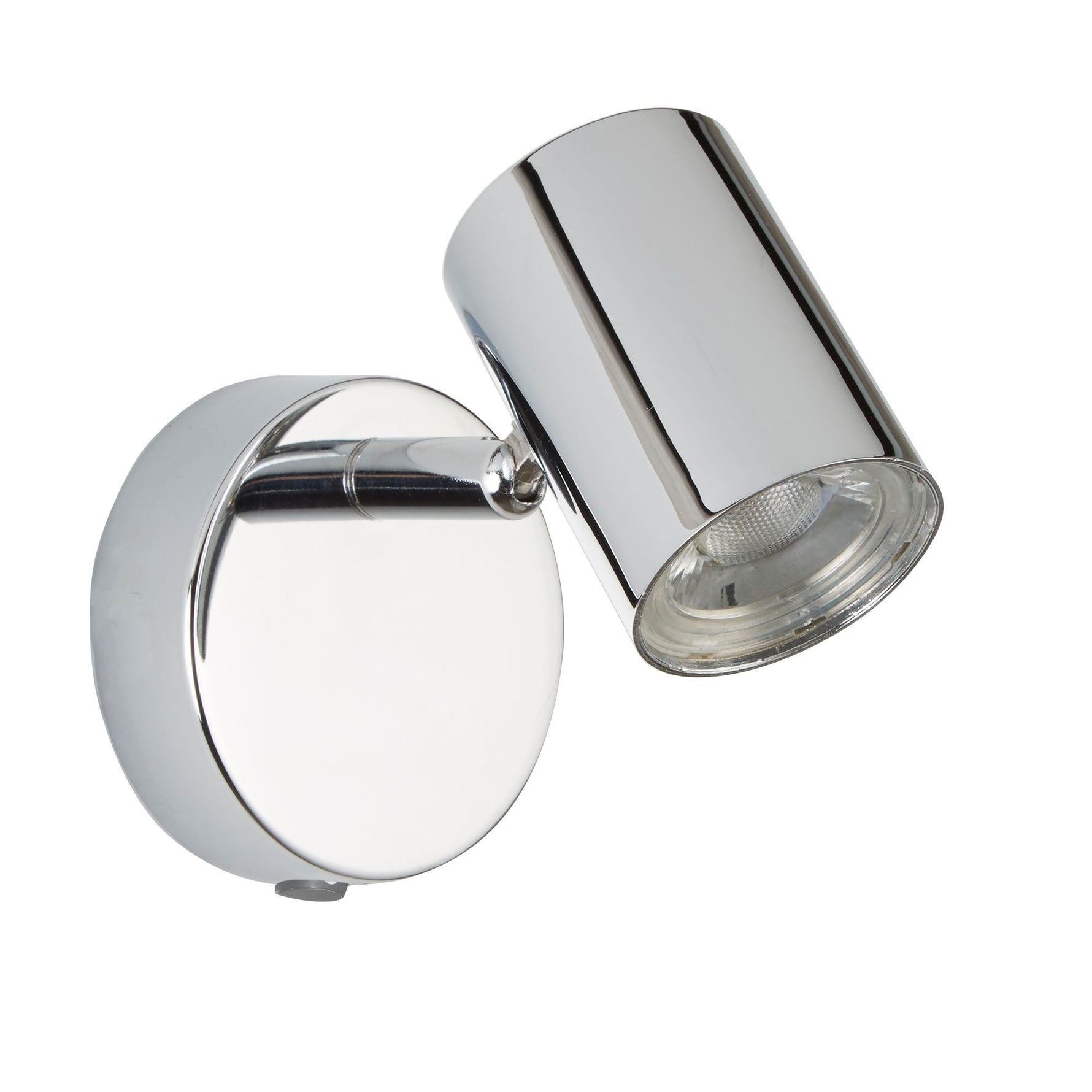 Searchlight Electric Rollo Spotlight Wall Light - Chrome Metal 3171CC
