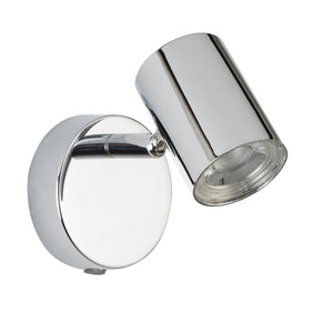 Searchlight Electric Rollo Spotlight Wall Light - Chrome Metal 3171CC