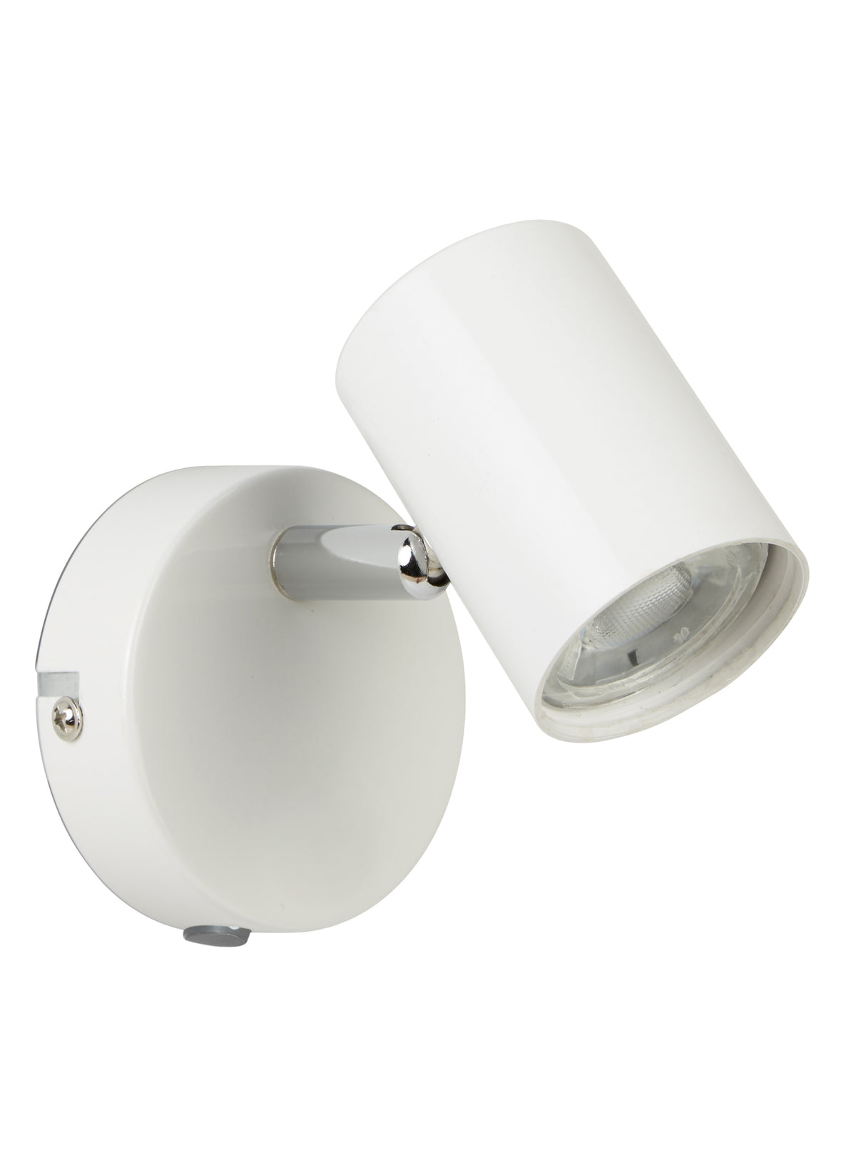 Searchlight Electric Rollo Spotlight Wall Light - White Metal 3171WH