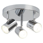 Rollo 3Lt Round Spotlight  - Chrome Metal