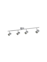 Searchlight Electric Rollo 4Lt Split Bar Spotlight  - Chrome Metal 3174CC