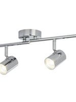 Searchlight Electric Rollo 4Lt Split Bar Spotlight  - Chrome Metal 3174CC