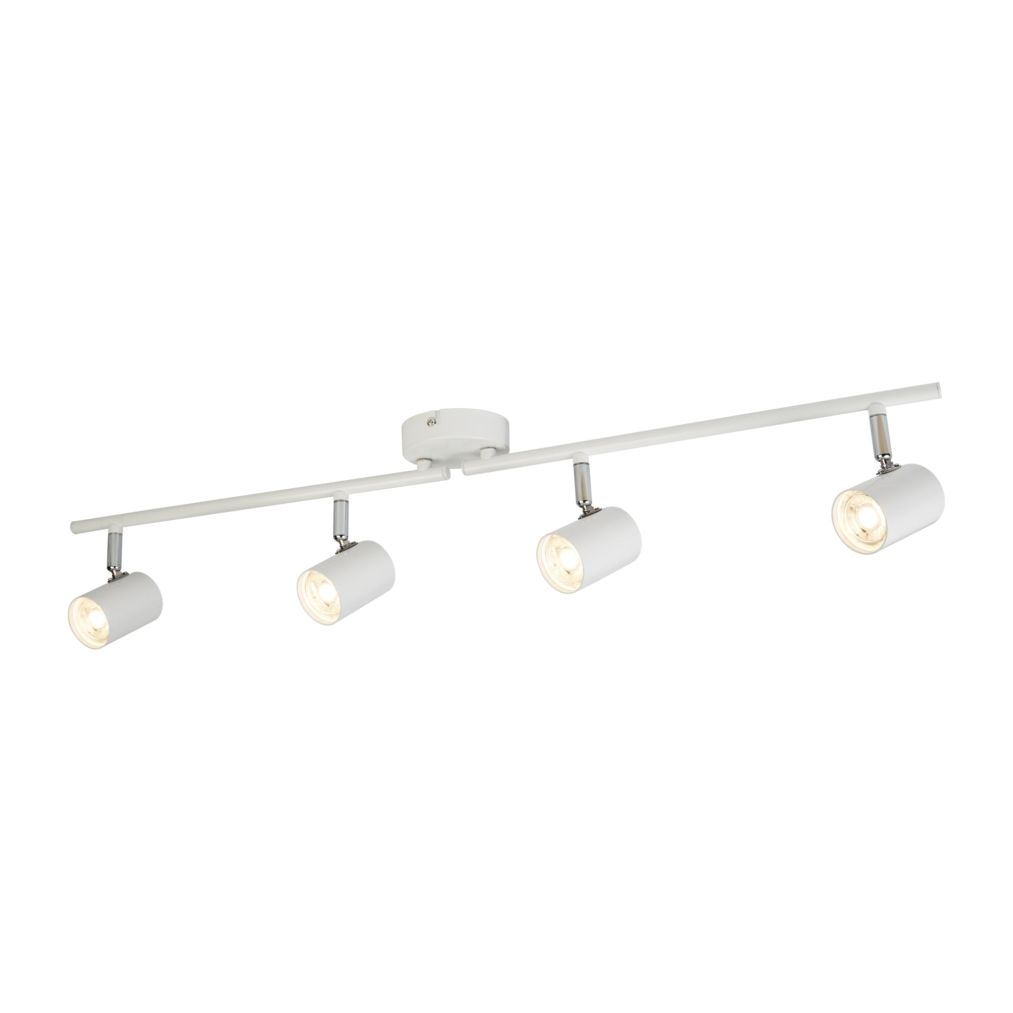 Rollo 4Lt Split Bar Spotlight  - White Metal
