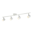 Rollo 4Lt Split Bar Spotlight  - White Metal
