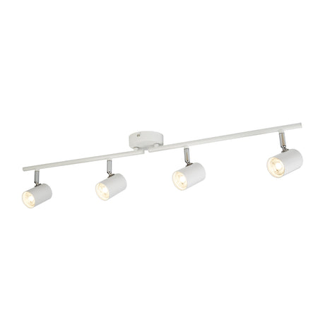 Rollo 4Lt Split Bar Spotlight  - White Metal