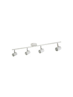 Searchlight Electric Rollo 4Lt Split Bar Spotlight  - White Metal 3174WH