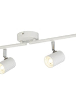 Searchlight Electric Rollo 4Lt Split Bar Spotlight  - White Metal 3174WH