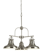 Dallas 3Lt Pendant - Satin Silver
