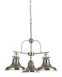 Dallas 3Lt Pendant - Satin Silver