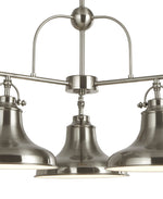 Searchlight Electric Dallas 3Lt Pendant - Satin Silver 3183-3SS