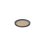Searchlight Electric Luna LED Flush, Sand Black Metal & Gold PC Diffuser 31908-300GO