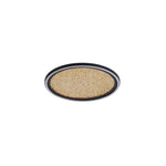 Searchlight Electric Luna LED Flush, Sand Black Metal & Gold PC Diffuser 31908-400GO