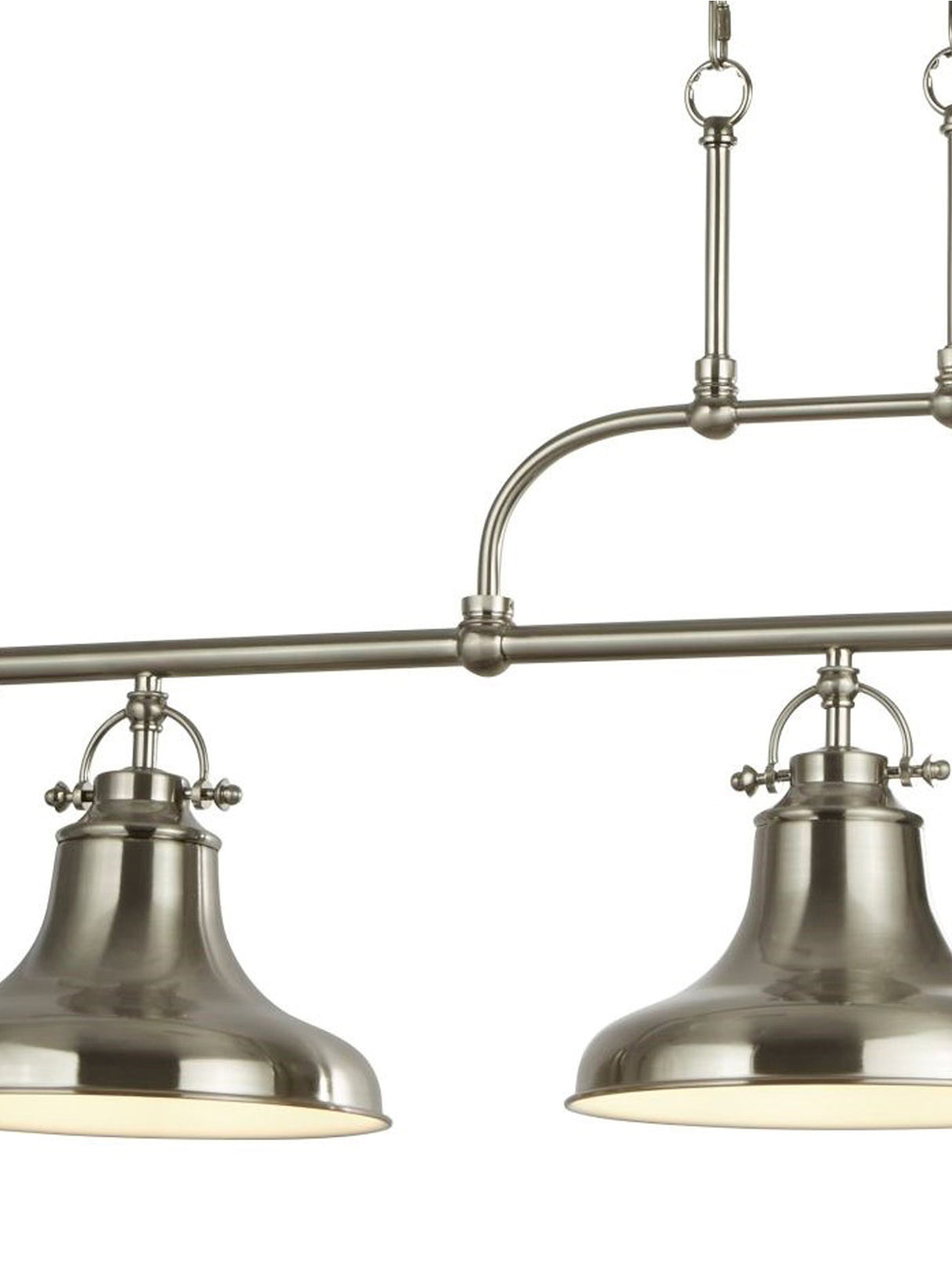 Searchlight Electric Dallas 3Lt Bar Pendant - Satin Silver Metal 3193-3SS