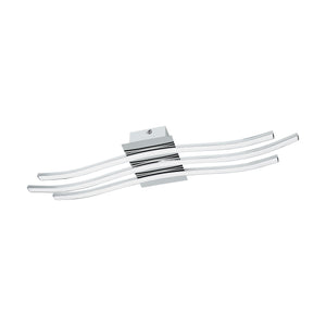 Eglo EU Roncade Steel Chrome LED Contemporary Ceiling Light