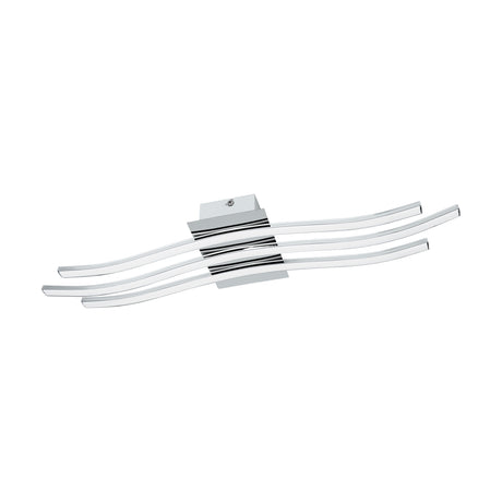 Eglo EU Roncade Steel Chrome LED Contemporary Ceiling Light
