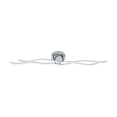 Eglo EU Roncade Steel Chrome LED Contemporary Wall Ceiling Light
