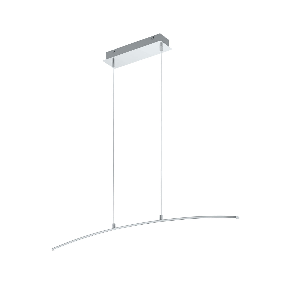 Eglo EU Lasana Aluminum & Steel Chrome LED Modern Pendant