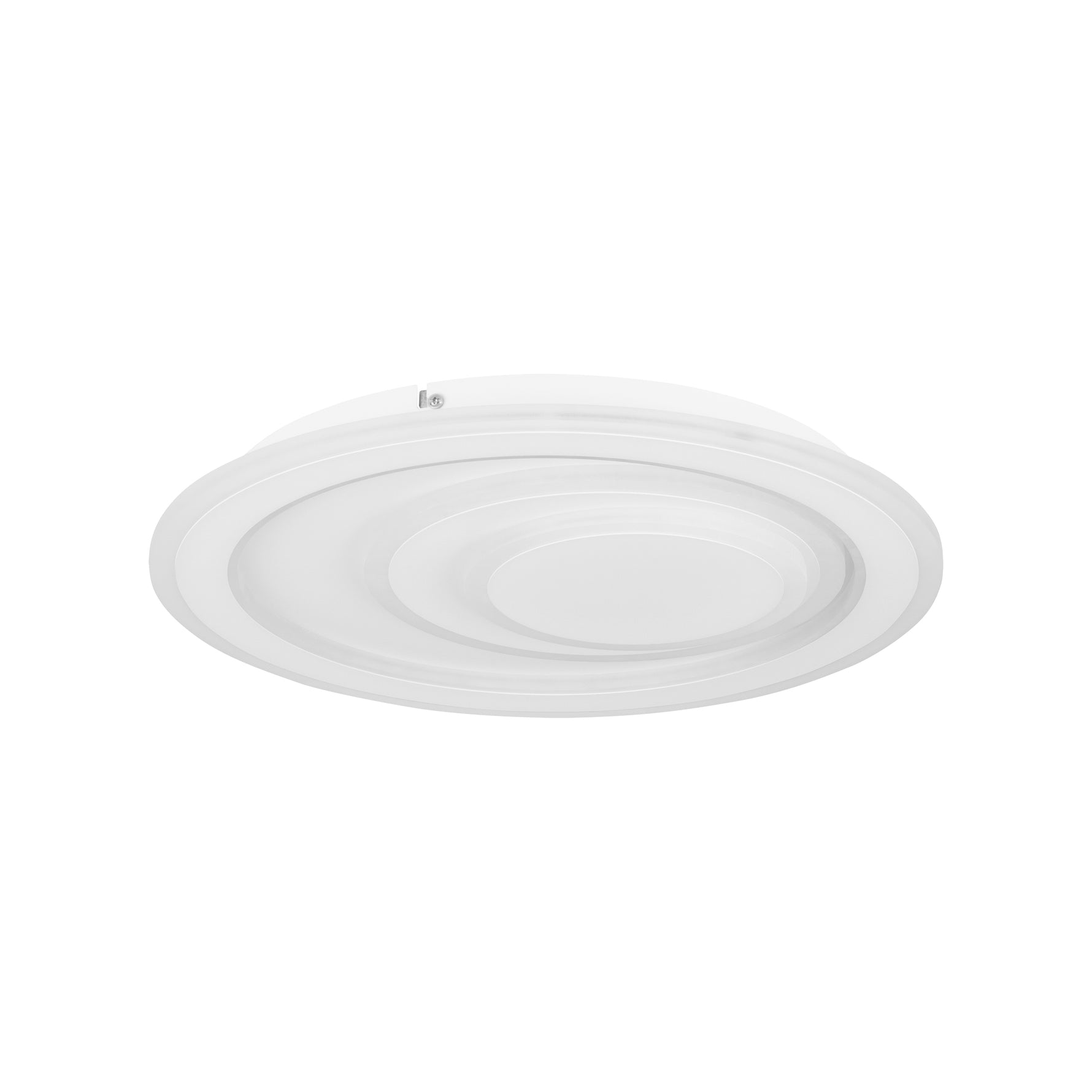 Eglo EU Palagiano 1 Plastic & Steel White LED Modern Ceiling Light, 38cm product image - Endon Lighting from First Light Direct with great prices and fast UK delivery