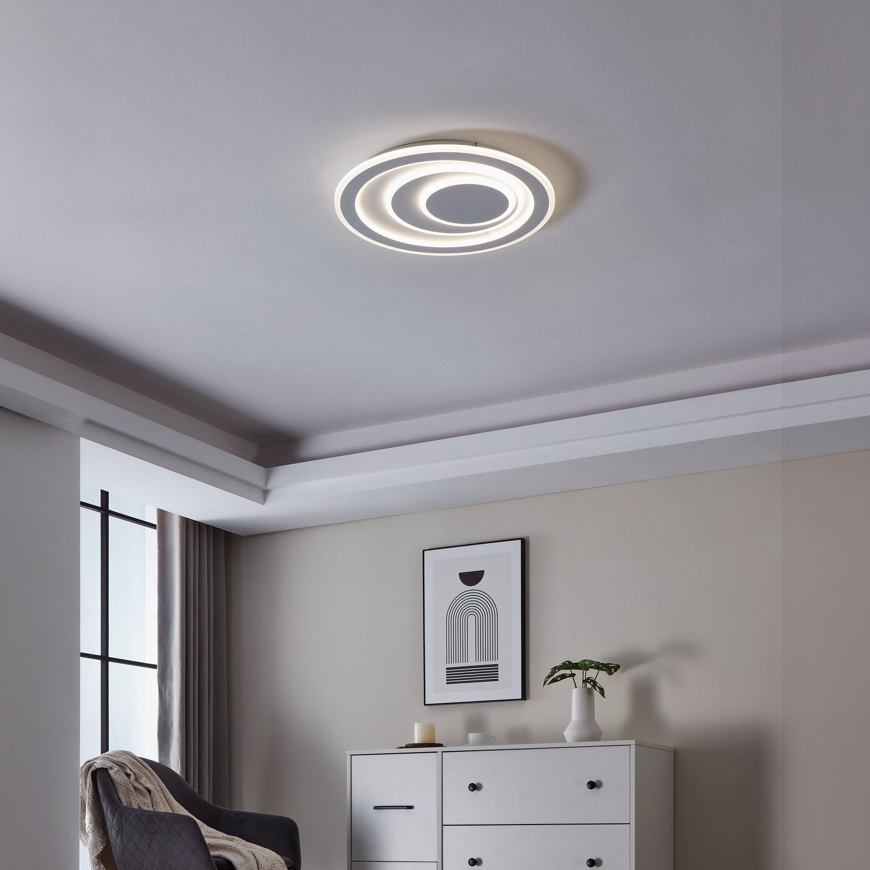 Eglo EU Townshend 3 Wood & Steel Brown/Black Industrial 3-Light Spotlight product image - Endon Lighting from First Light Direct with great prices and fast UK delivery