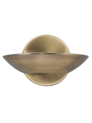Searchlight Electric Sardina Uplight Wall Light - Antique Brass Metal 3209AB