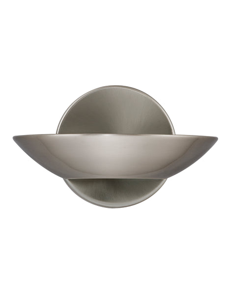 Sardina Uplight Wall Light - Satin Silver Metal