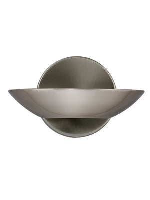 Searchlight Electric Sardina Uplight Wall Light - Satin Silver Metal 3209SS