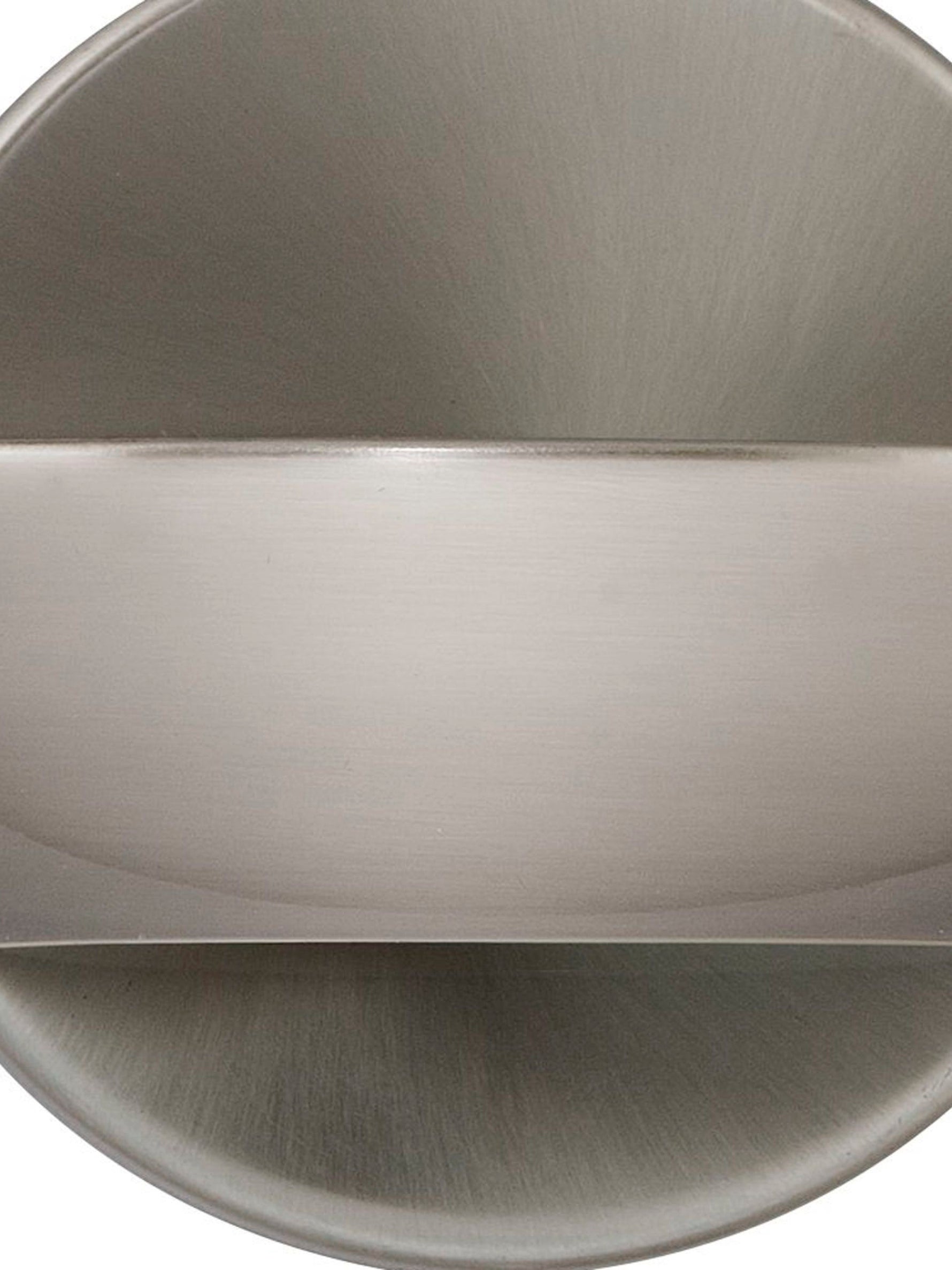 Searchlight Electric Sardina Uplight Wall Light - Satin Silver Metal 3209SS