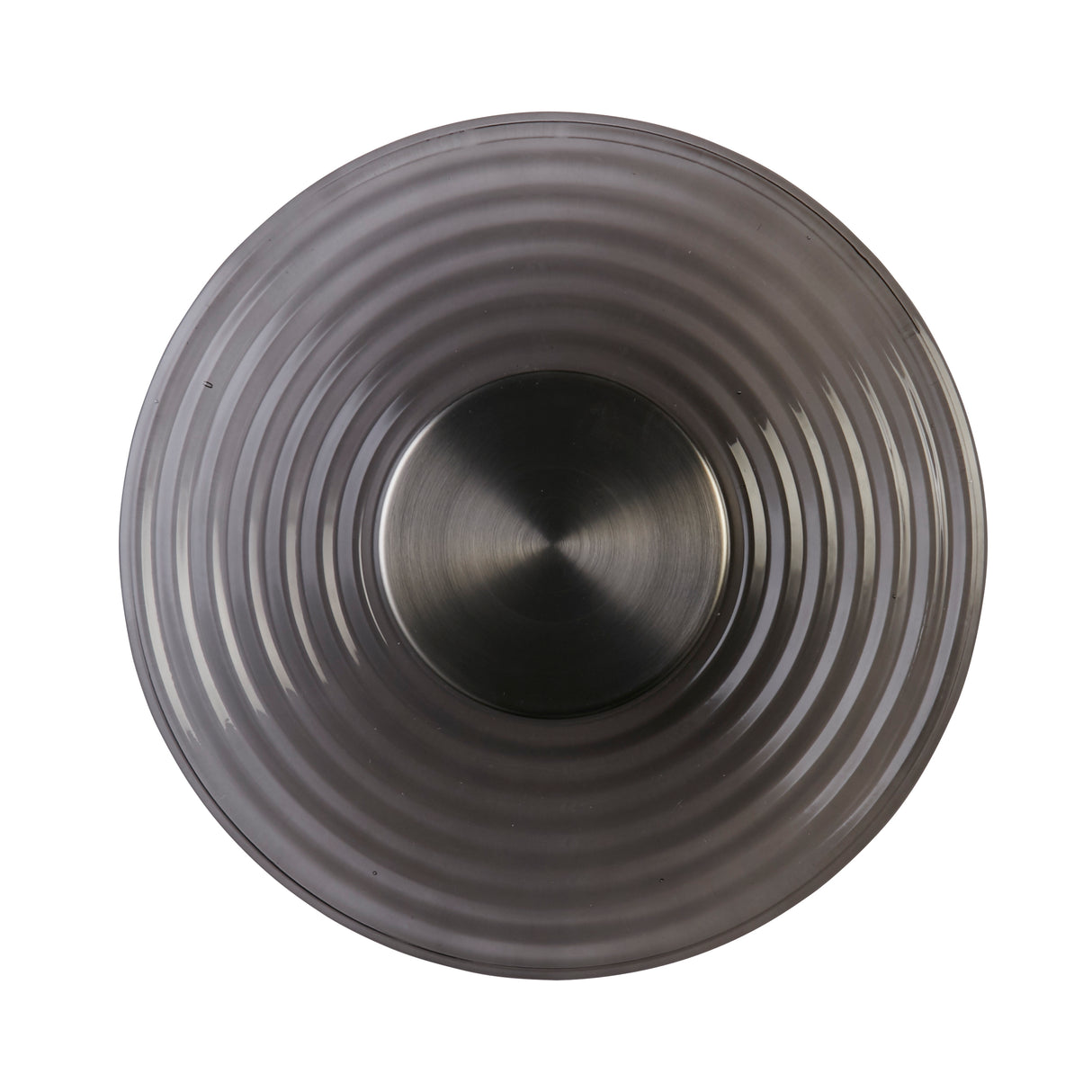 Searchlight Electric Cleo LED Wall Light, Satin Nickel Metal and Grey Glass 32210GY