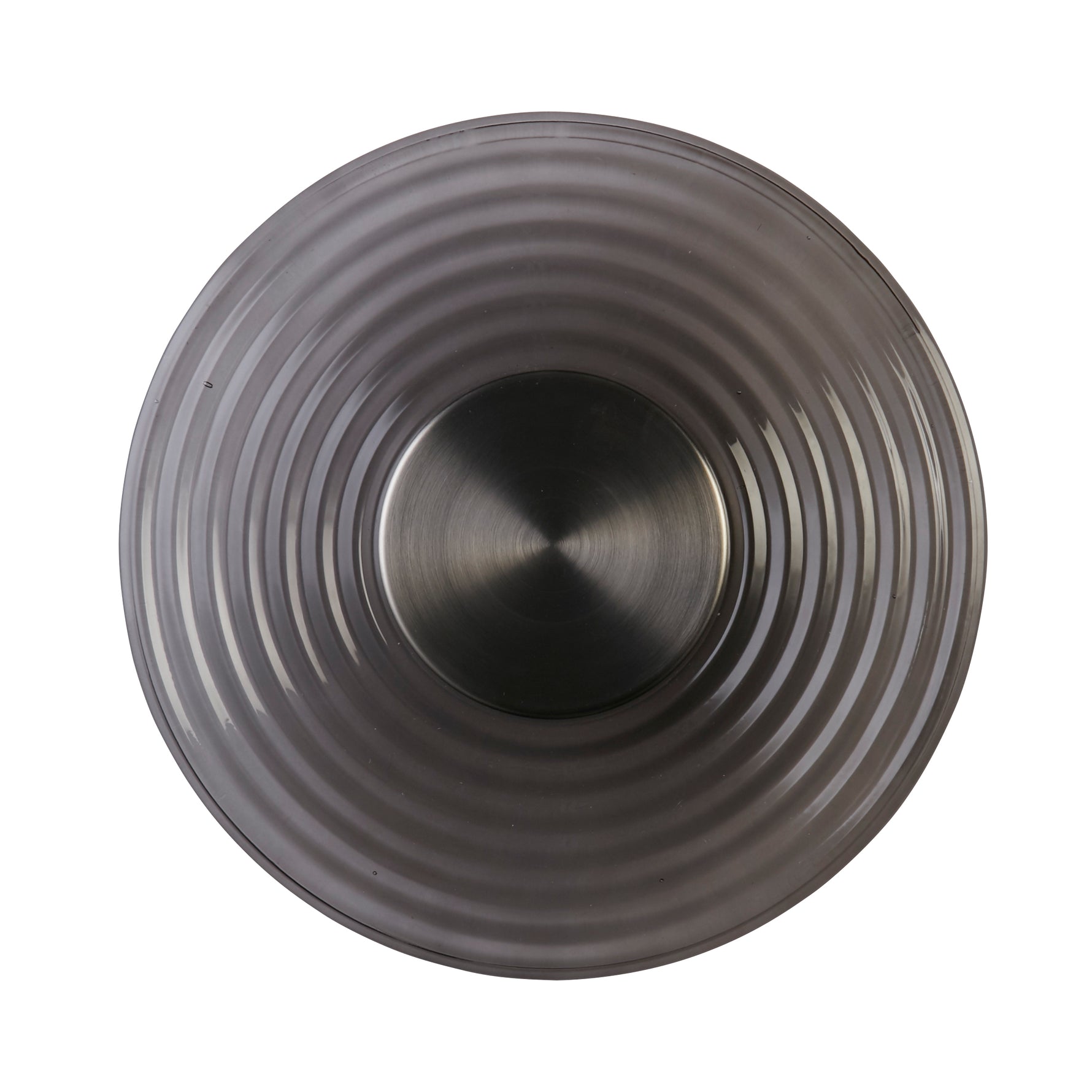 Searchlight Electric Cleo LED Wall Light, Satin Nickel Metal and Grey Glass 32210GY