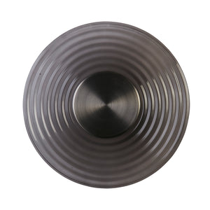Searchlight Electric Cleo LED Wall Light, Satin Nickel Metal and Grey Glass 32210GY