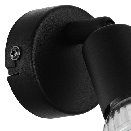 Eglo EU Buzz-LED Black Steel Single Spotlight