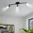 Eglo EU Buzz-LED Black Steel 3 Light Spotlight